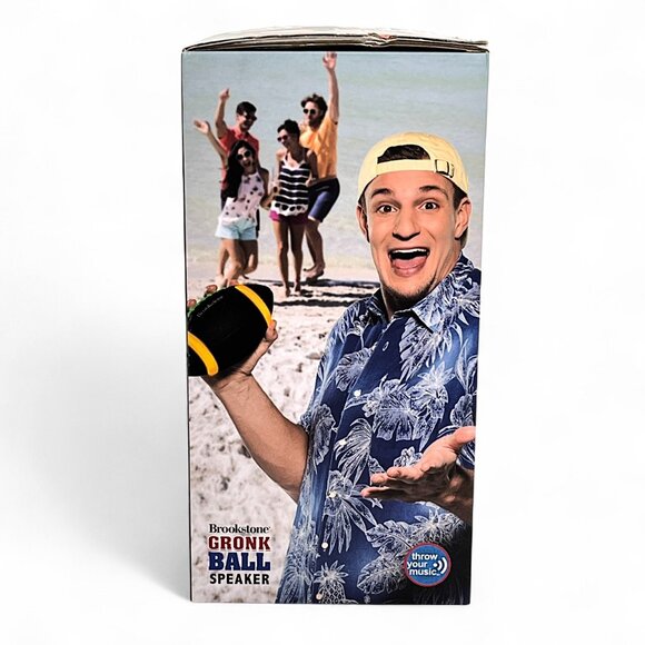 NEW Brookstone Rob Gronkowski Gronk Ball Bluetooth Wireless Football Speaker - Picture 3 of 5